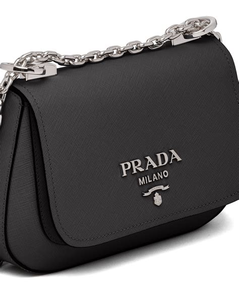 Prada Saffiano Leather Shoulder Bag 